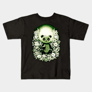 Panda Moon Kids T-Shirt